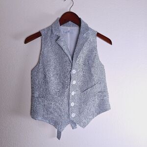 Nati striped waistcoat button-front design Lined Blend Size Medium